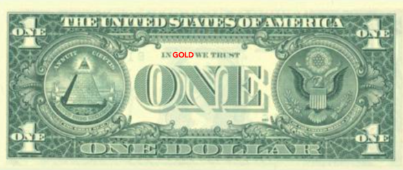in GOLD we distrust